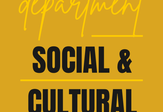 SOCIAL AND CULTURAL DEPARTMENT