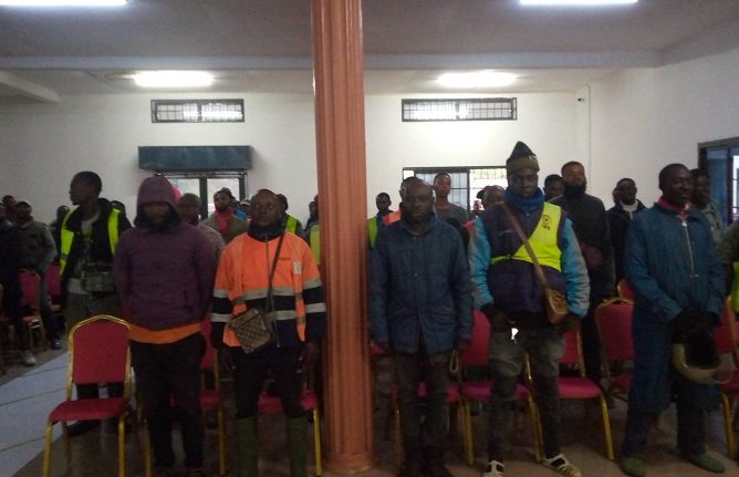 Sensitization meeting with the bike riders within the limbe 1 Municipality